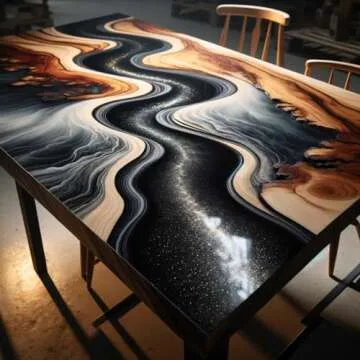 FIREDOTS Carbon Pearl Black Mica Powder - 100 Grams - Epoxy Resin Color Pigment - Metallic Black Mica Powder for Epoxy Resin - Black Epoxy Pigment Powder - Epoxy Color Pigment