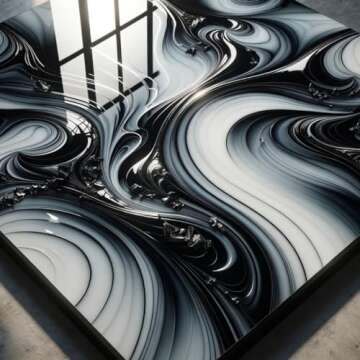 FIREDOTS Carbon Pearl Black Mica Powder - 100 Grams - Epoxy Resin Color Pigment - Metallic Black Mica Powder for Epoxy Resin - Black Epoxy Pigment Powder - Epoxy Color Pigment