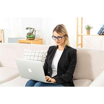 K KENZHOU Blue Light Blocking Computer Glasses - Stylish and Comfortable