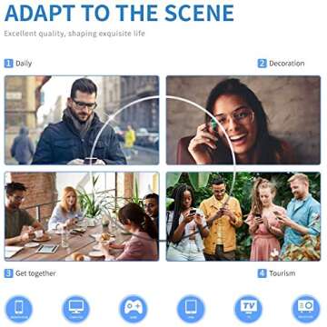 K KENZHOU Stylish Blue Light Blocking Glasses for All