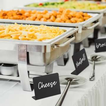 12 Pcs Mini Chalkboard Signs for Party Buffets and Events