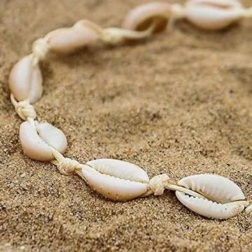 Starain Shell Necklace and Anklet Set for Beach Lovers