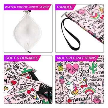 Eco-Friendly Reusable Sandwich Bags in Unicorn Designs