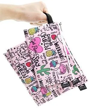 Eco-Friendly Reusable Sandwich Bags in Unicorn Designs