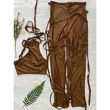 WOKANSE Women's Sexy 2 Piece Outfit for Stylish Nights