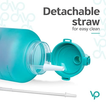 Venture Pal 64 oz Motivational BPA Free Water Bottle