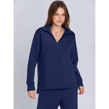 Stylish ANRABESS Women's 2 Piece Lounge Set for Comfort