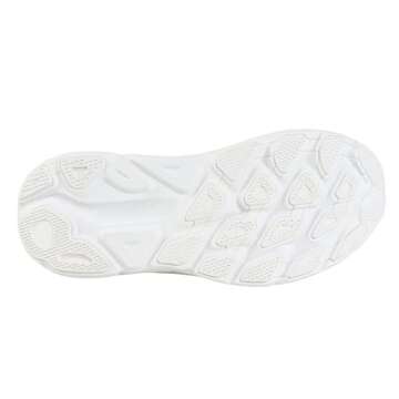 Hoka Women's Clifton 9 Sneaker, White/White, 5
