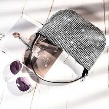 Montana West Rhinestone Sparkly Evening Party Bag Women