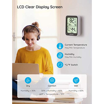 Govee H5075 Wireless Thermometer Hygrometer for All Spaces