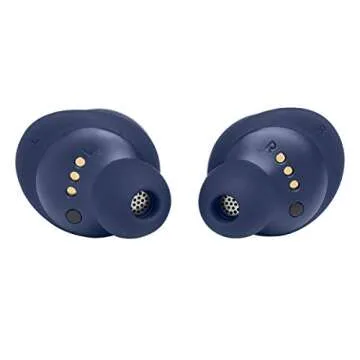 JBL Live Free NC+ - True Wireless in-Ear Noise Cancelling Bluetooth Headphones with Active Noise Cancelling, Microphone, Up to 21H Battery, Wireless Charging (Blue)