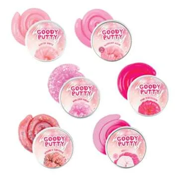 Goody Putty Pink Fidget Putty Toy Set - Perfect Sensory Party Favor for Girls