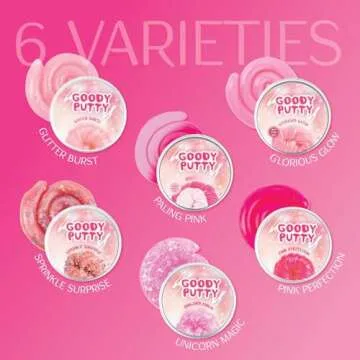 Goody Putty Pink Fidget Toy Set for Kids Party Favor