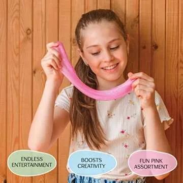 Goody Putty Pink Fidget Toy Set for Kids Party Favor