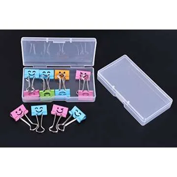 Mini Skater 3.52 ×1.8 ×0.55 Inch High Transparency Visible Plastic Box Small Size Clear Storage Case with Lid Use for Organizing Small Parts,Cotton Swab,Ornaments (4 Pcs)