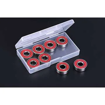 Mini Skater 3.52 ×1.8 ×0.55 Inch High Transparency Visible Plastic Box Small Size Clear Storage Case with Lid Use for Organizing Small Parts,Cotton Swab,Ornaments (4 Pcs)