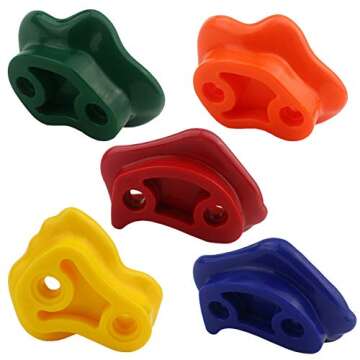 Ogrmar 25 PCS Rock Climbing Holds Set with Mounting Screws and Hardware for DIY Kids Indoor and Outdoor Play Set Use