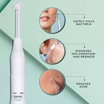 High Frequency Wand for Acne Treatment and Pore Cleansing