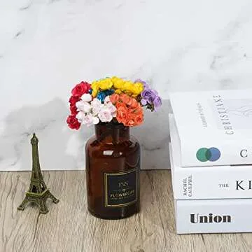 240Pcs Mini Paper Flowers for Crafting and Decoration