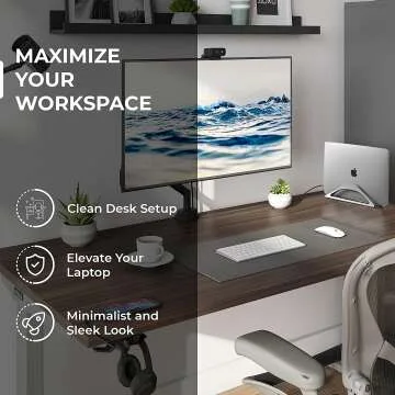 Adjustable Vertical Laptop Stand for MacBook & Laptops