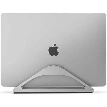 Adjustable Vertical Laptop Stand for MacBook & Laptops