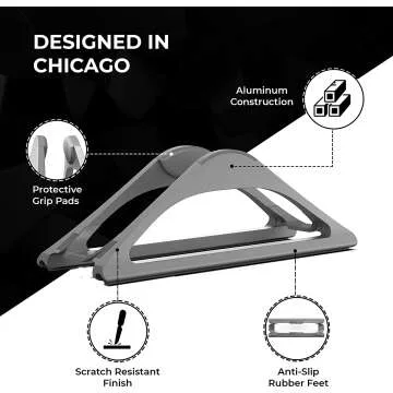 Adjustable Vertical Laptop Stand for MacBook & Laptops