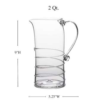 Juliska Amalia 9.5" Pitcher for Elegant Serveware
