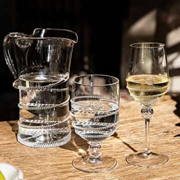 Juliska Amalia 9.5" Handblown Lead-Free Pitcher