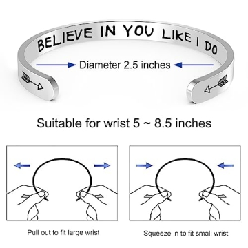 Inspiring Valentines Day Gifts for Her - Motivational Bracelet