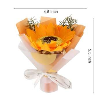 Cute Flower Bouquet Car Air Freshener Vent Clips and Adhesives For All Surfaces. Mini Bouquet Dried Flower For Car and Household Decoration Car Vent Clip Air Freshener Auto Interior Accessories