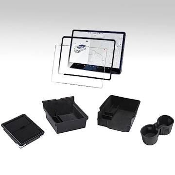 Neepiar 5PCS Organizer Set for Tesla Model 3 & Y