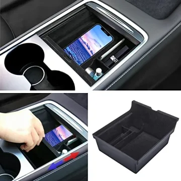 Neepiar 5PCS Organizer Set for Tesla Model 3 & Y