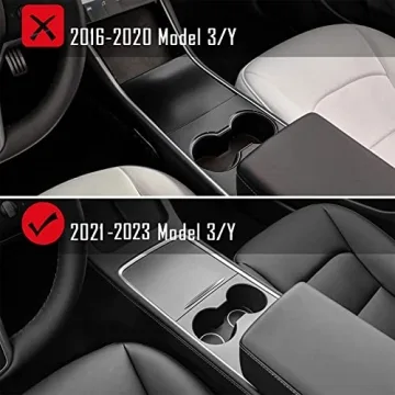 Neepiar 5PCS Organizer Set for Tesla Model 3 & Y