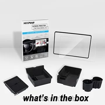 Neepiar 5PCS Organizer Set for Tesla Model 3 & Y