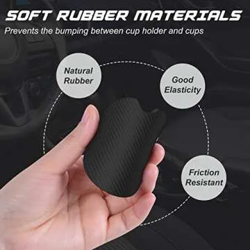 Stylish Aiawoxc Car Cup Holder Coasters for All