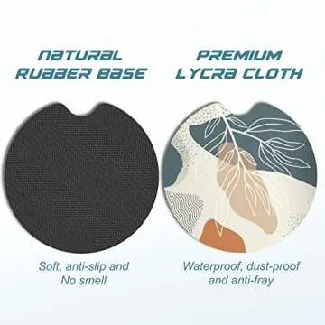 Stylish Aiawoxc Car Cup Holder Coasters for All