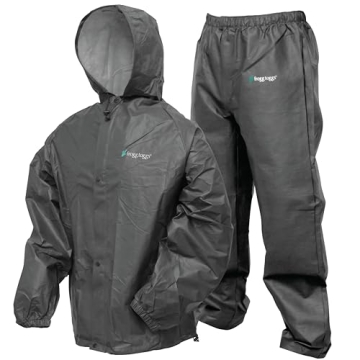 FROGG TOGGS Men's Pro Lite Waterproof Rainsuit - Lightweight, Packable Gear for Outdoor Adventures