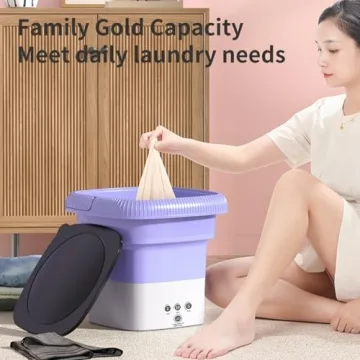 Portable Washing Machine with 13L Capacity for Small Spaces