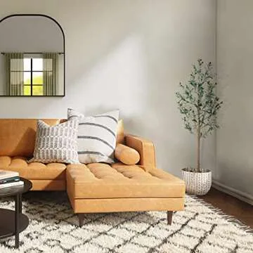 LYERSE 5ft Artificial Olive Tree Tall Fake Potted Olive Silk Tree with Planter Large Faux Olive Branches and Fruits Artificial Tree for Office House Living Room Home Decor