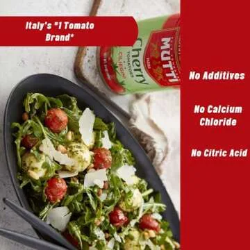 Mutti Cherry Tomatoes (Ciliegini), 14 oz. | 12 Pack | Italy’s #1 Brand of Tomatoes | Fresh Taste for Cooking | Canned Tomatoes | Vegan Friendly & Gluten Free | No Additives or Preservatives