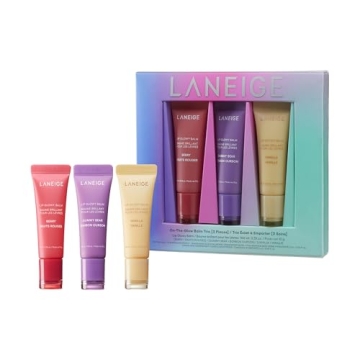 LANEIGE Lip Balm Trio: Hydrate, Glossy, Lightweight Luxury
