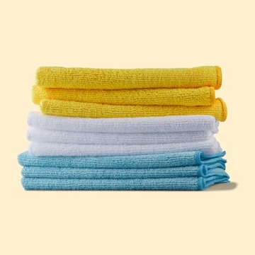 Amazon Basics 144 Pack Microfiber Cleaning Cloths