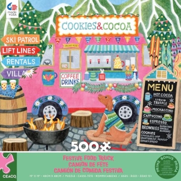 Ceaco Festive Food Truck II 500 Piece Jigsaw Puzzle