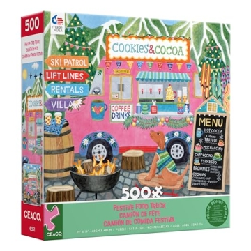 Ceaco Festive Food Truck II 500 Piece Jigsaw Puzzle