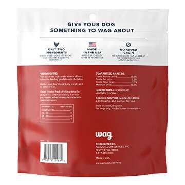 Wag Chewy Chicken Jerky for Dogs – Grain Free Treats
