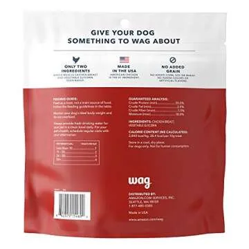 Wag Chewy Chicken Jerky for Dogs – Grain Free Treats