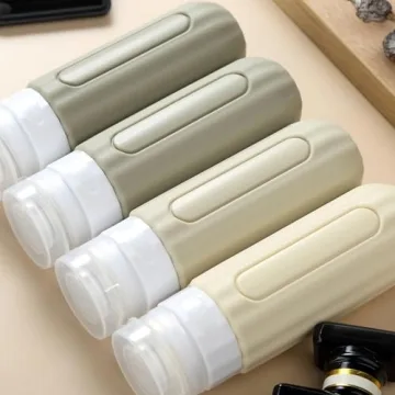 TSA Approved Leak Proof Silicone Travel Bottles 4 Pack