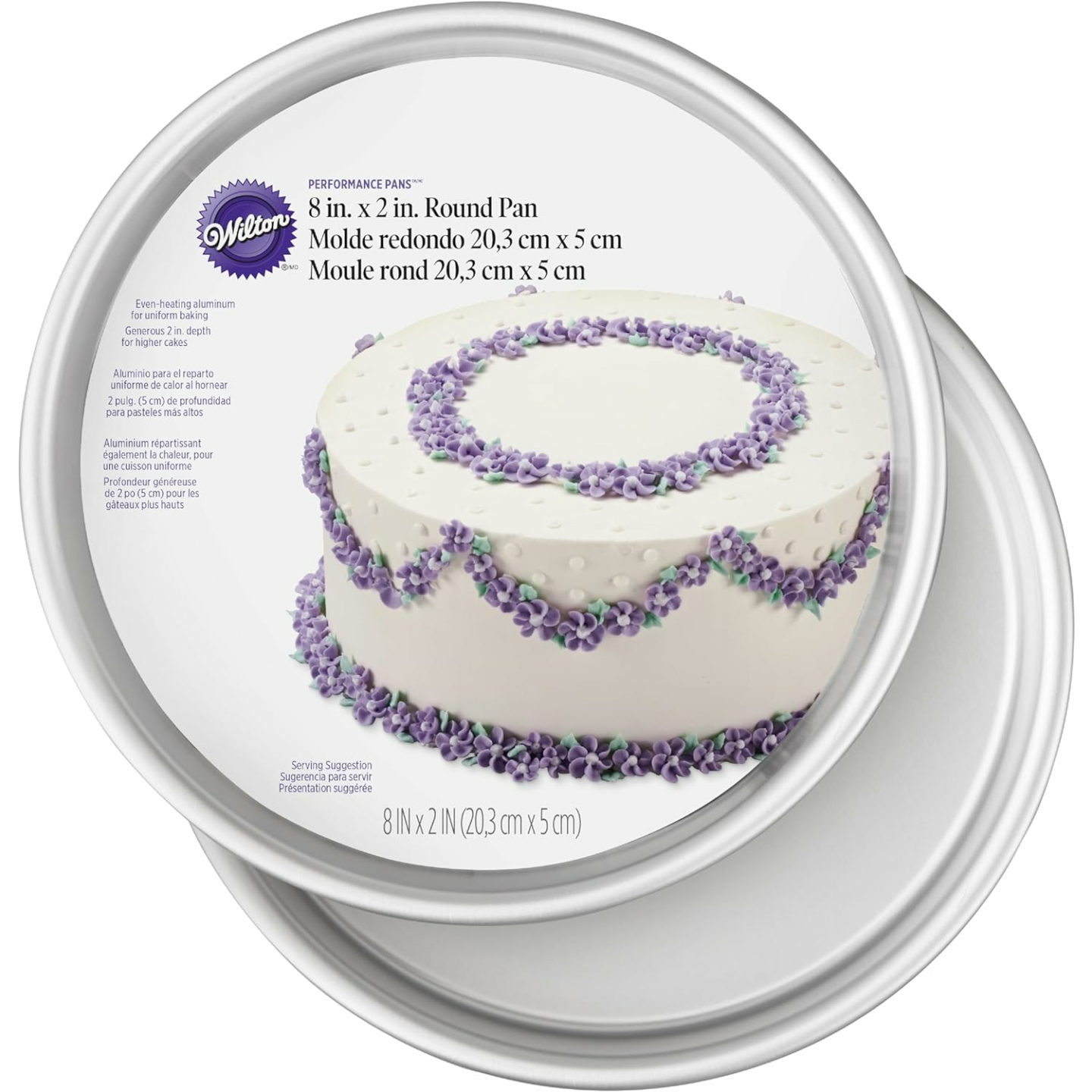 Wilton 6x2 Inch Round Cake Pan Set of 4