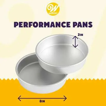 Wilton 6x2 Inch Round Cake Pan Set of 4