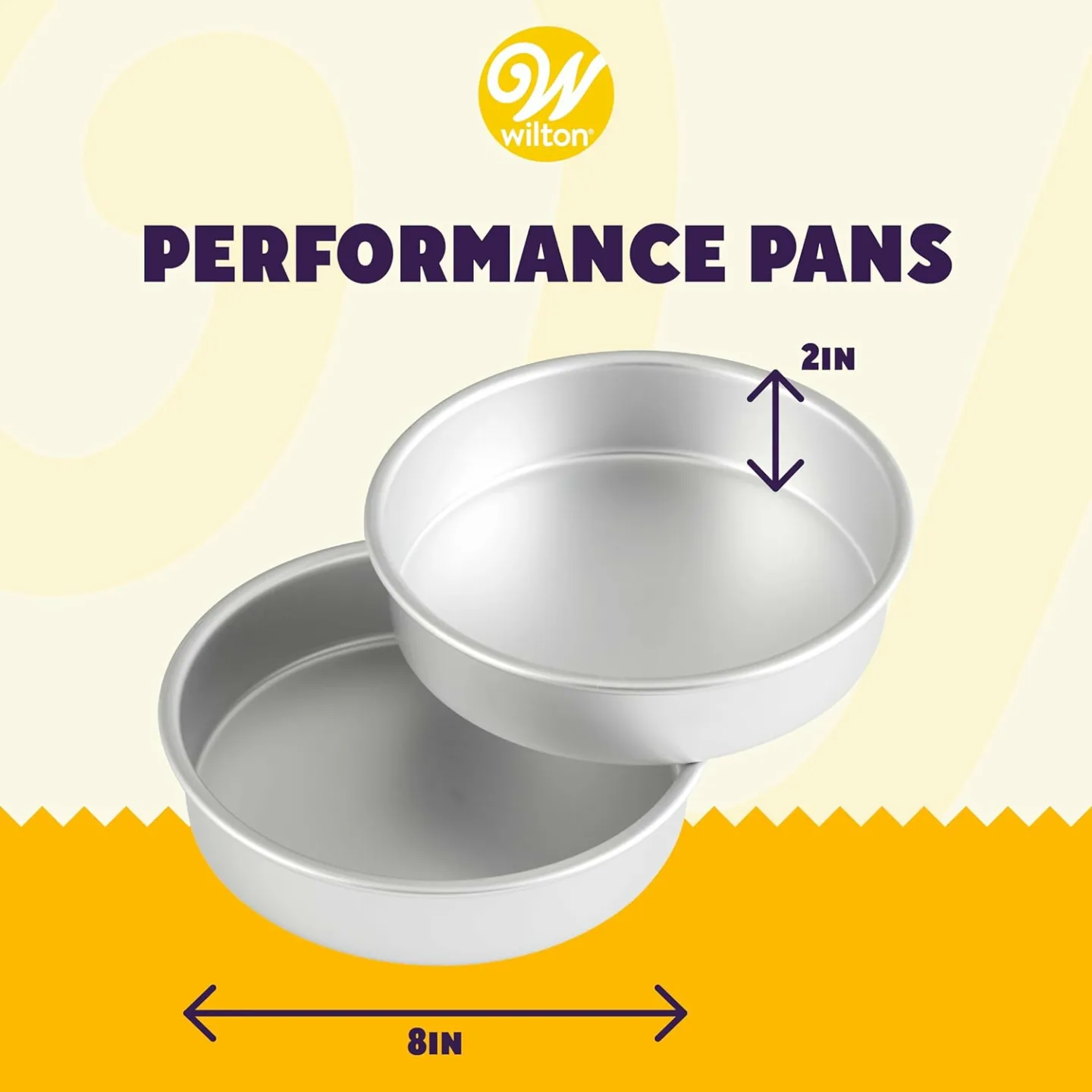 Wilton 6x2 Inch Round Cake Pan Set of 4